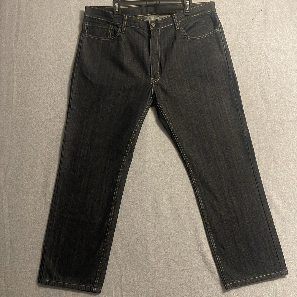 Levi’s Mens Relaxed Straight Jeans Dark Blue Classic Fit